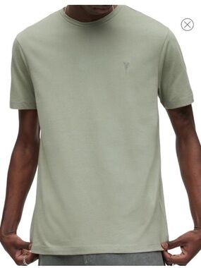 All Saints Brace Tonic Crewneck T-Shirt Sage Green Men's Medium
